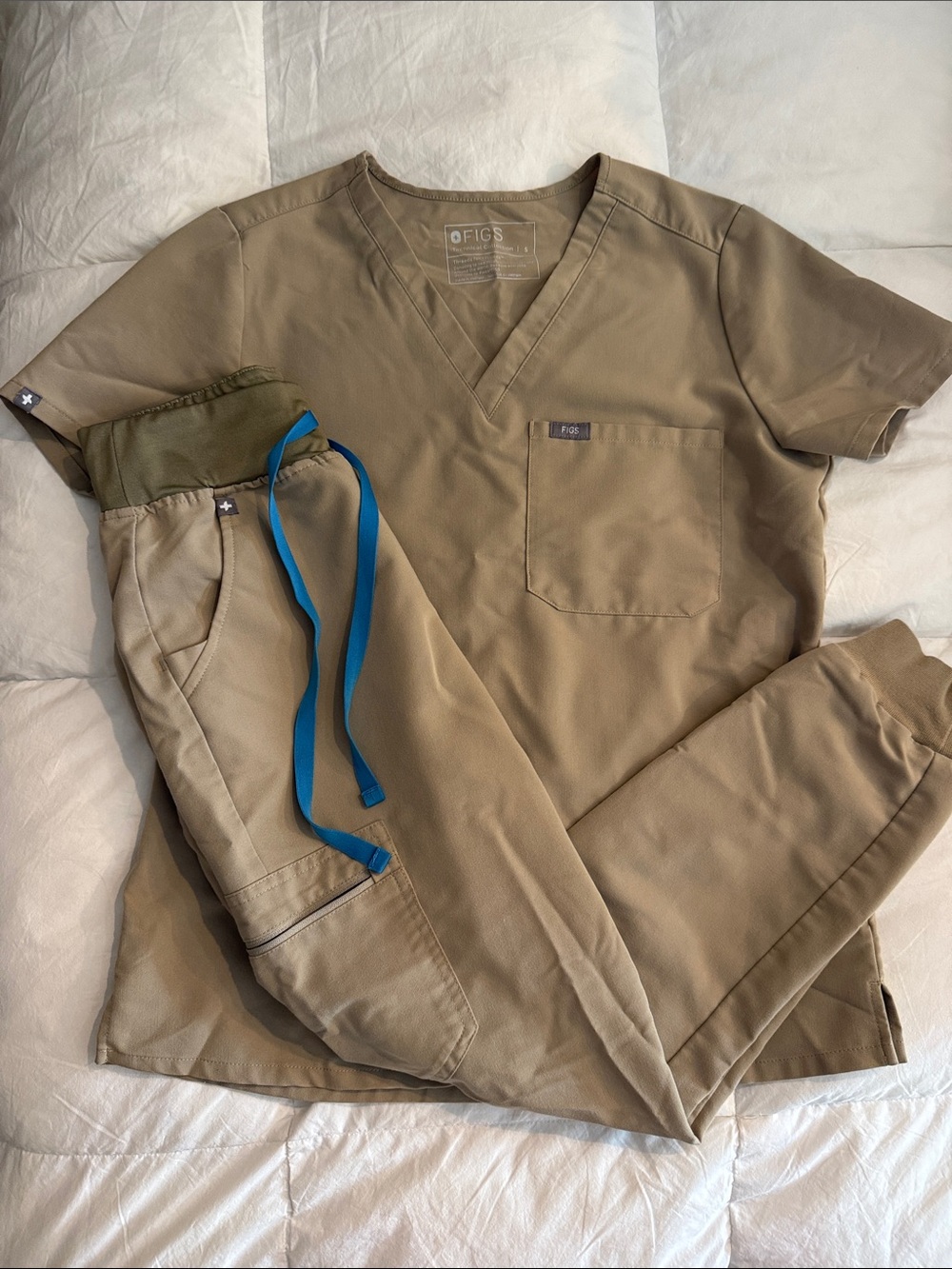 FIGS Scrubs Sandstone Color. LIMITED EDITION.